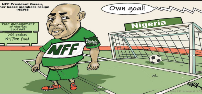 Cartoon: ‘Sir, is that the game in your stomach?’