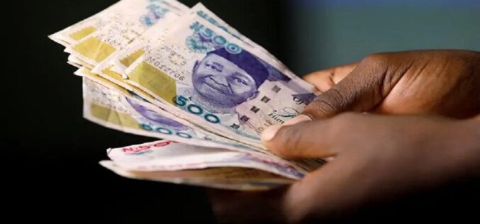 Naira gains N5.54 at official market 