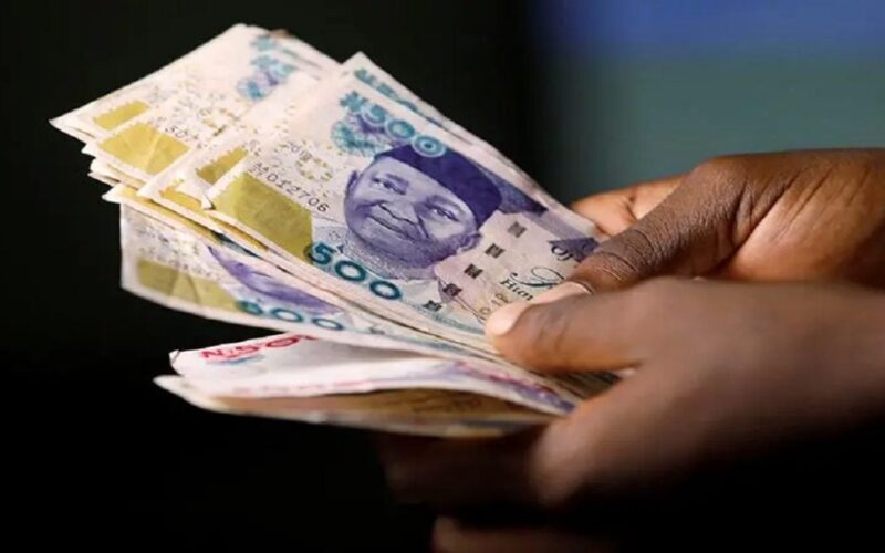 Naira gains N5.54 at official market 