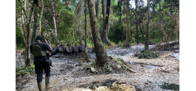 Navy disrupts three illegal refineries, recovers 85,000 litres in Rivers