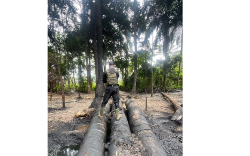 Navy disrupts illegal refining, recovers 103,000 litres in Rivers