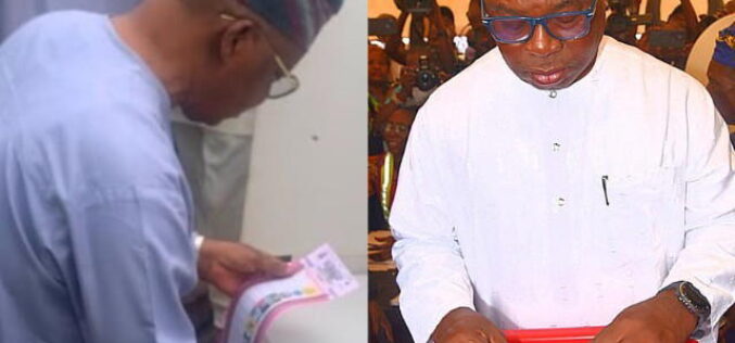 Osun election: Oyebamiji, Oyetola cast votes in Iragbiji, Ikire
