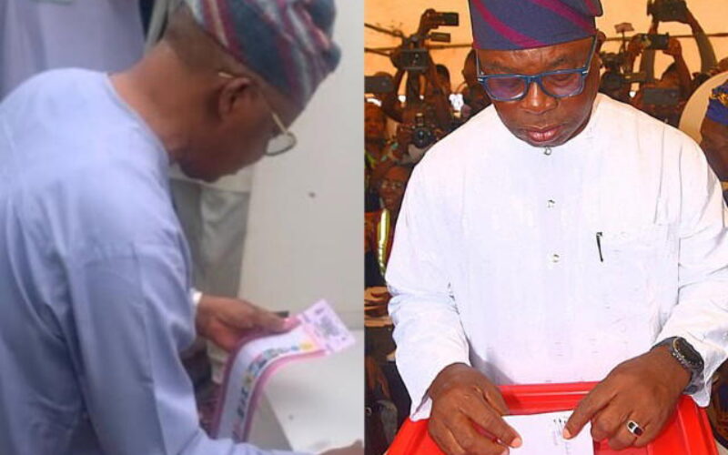 Osun election: Oyebamiji, Oyetola cast votes in Iragbiji, Ikire