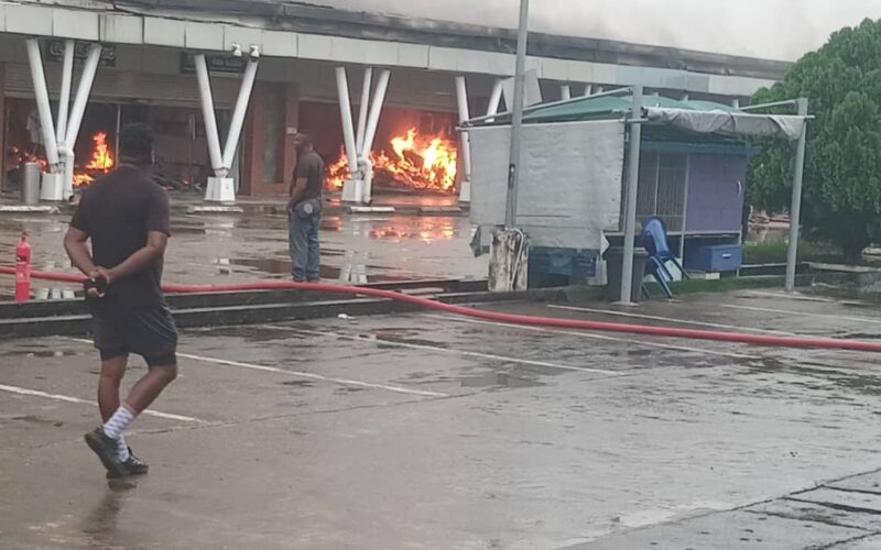 Fire outbreak rocks SPAR outlet in Calabar