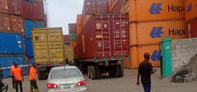 Container truck queues trigger gridlock, cripple activities in Mile 2, Kirikiri