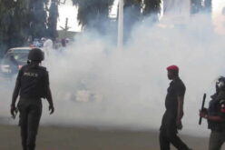 Police teargas pensioners protesting pension arrears at Lagos House