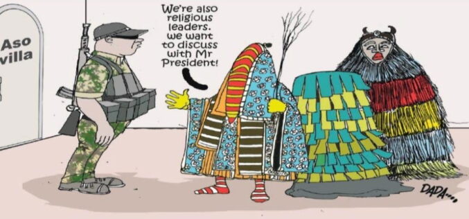 Cartoon: The gods are hungry, too