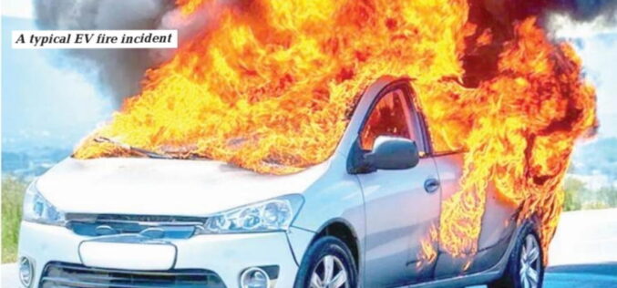 Why electric vehicle fire requires expert handling – Fire Service