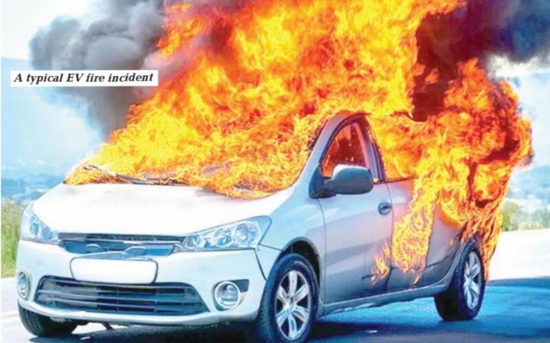 Why electric vehicle fire requires expert handling – Fire Service