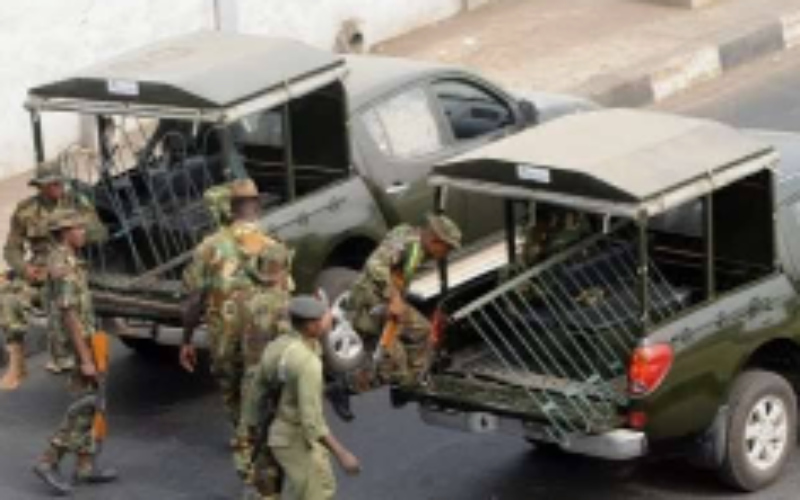 Osun Election: Soldiers restrict movement along INEC Office Road