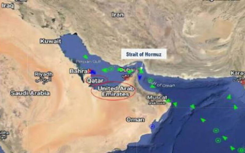 Trump posts map showing Strait of Hormuz as US territory