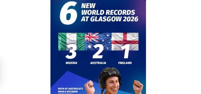 Glasgow 2026: Nigeria surpass Australia, England in World Records race
