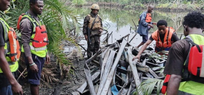 Navy recovers 24,000 litres of stolen crude oil in Rivers