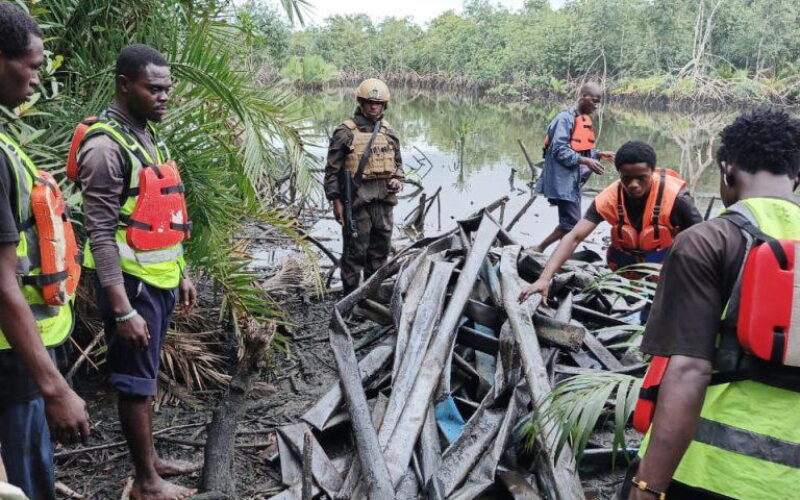 Navy recovers 24,000 litres of stolen crude oil in Rivers