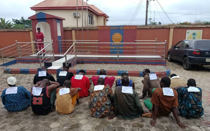 Amotekun arrests 15 suspected kidnappers, other criminals