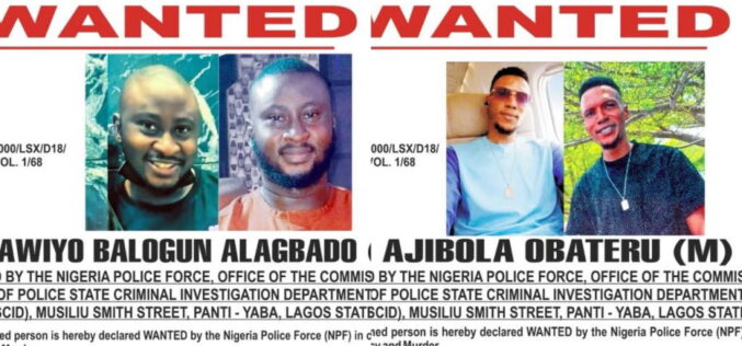 Police declare two men wanted over alleged Ikoyi murder