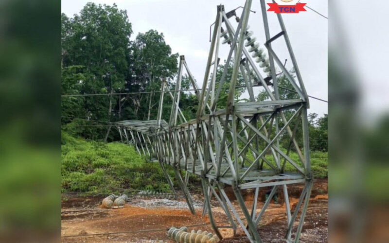 Five towers collapse as vandals attack 132kV transmission line