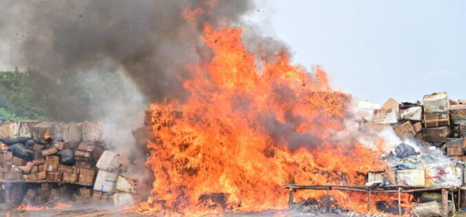 NDLEA destroys N301bn worth of illicit drugs in Lagos