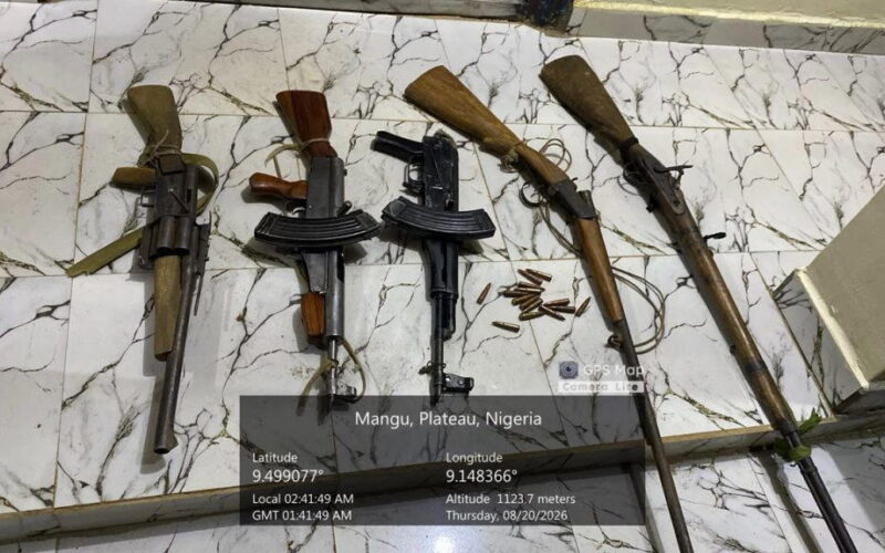 Army recovers arms cache in Mangu, hunts cattle rustling suspects