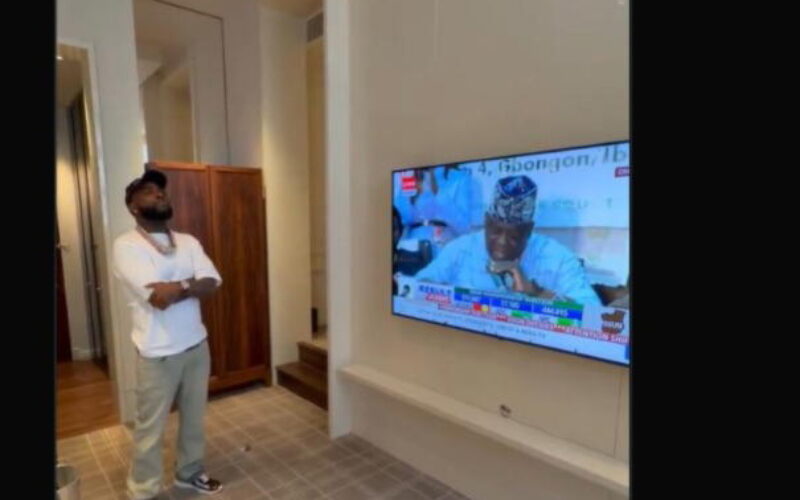 Video: ‘We did it, Uncle’, Davido reacts as Adeleke wins Osun election