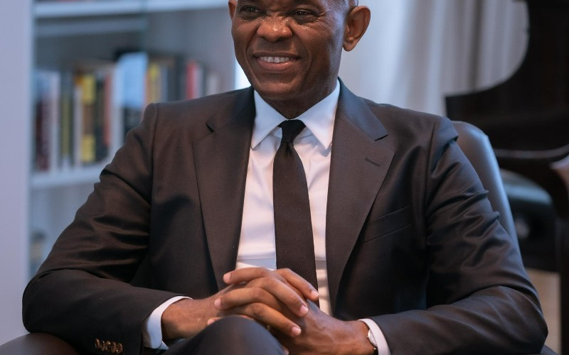 Video: Elumelu corrects lady addressing him by first name