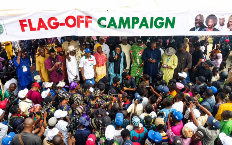 Mammoth Crowd As PDP Flags off Presidential, N’Assembly Campaigns in Ogun Central