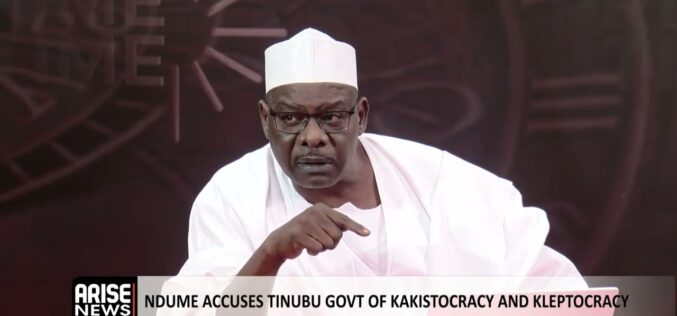 Ndume: Tinubu Has So Many Kakistocrats Dominating The Presidency