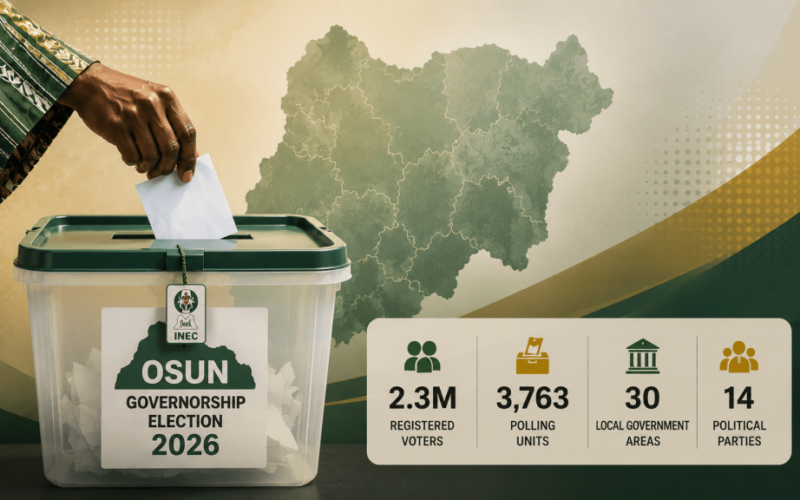 Osun election: Early turnout of voters, heavy security presence in Osogbo, Ede, Ilesa