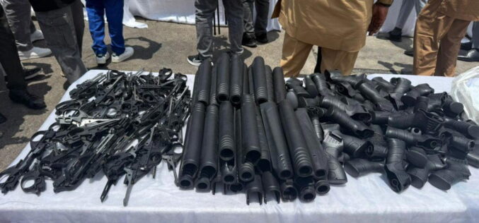 Customs seizes 204 pump-action rifles concealed in household goods at TinCan Port