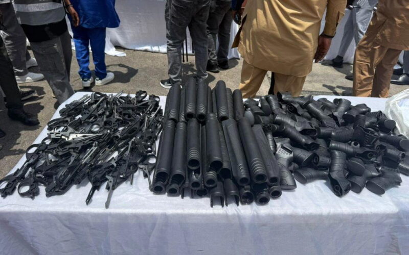 Customs seizes 204 pump-action rifles concealed in household goods at TinCan Port
