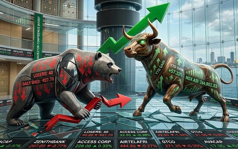 NGX market reverses gains, loses N1.17trn on sell-offs