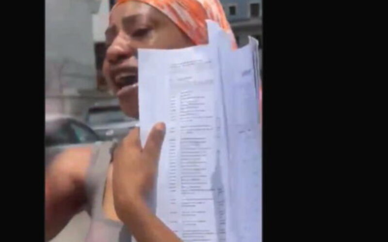Video: Nigerian woman cries out after discovering ₦3m missing from bank account