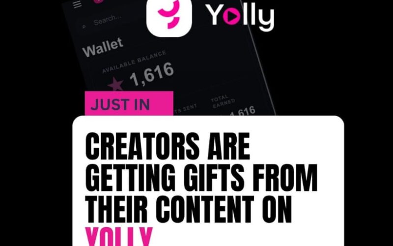 How Creators Are Earning From Their  Content Instantly Through Gifting on Yolly 