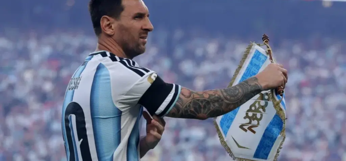 Argentina to pause all games in 10th minute to honour Messi