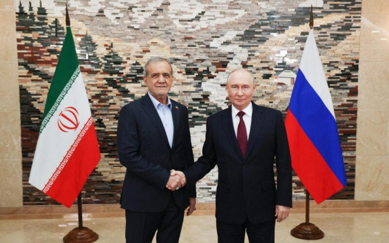 Iran president meets Putin on sidelines of SCO summit