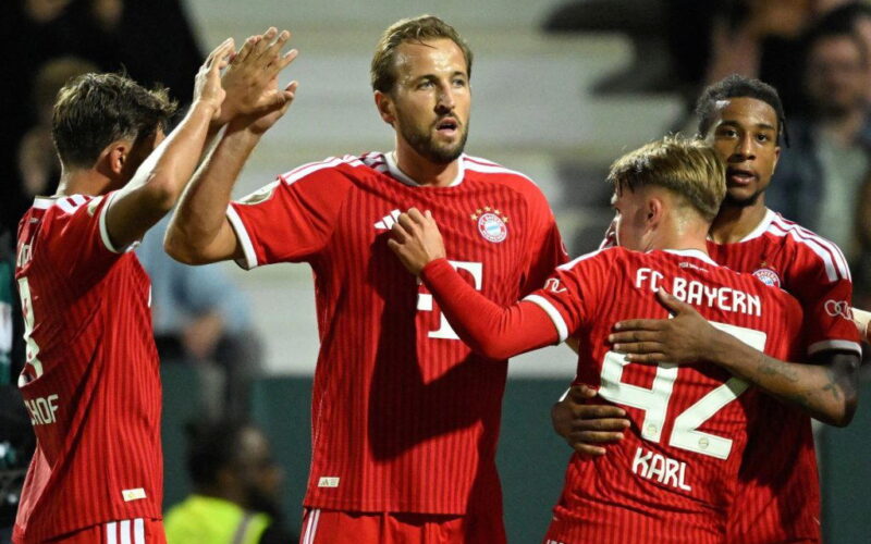 Kane brace helps Bayern win German Cup opener