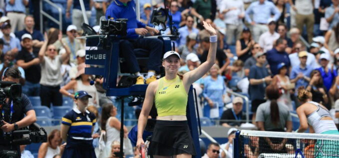 Rybakina books US Open semi against Gauff, secures No.1 ranking