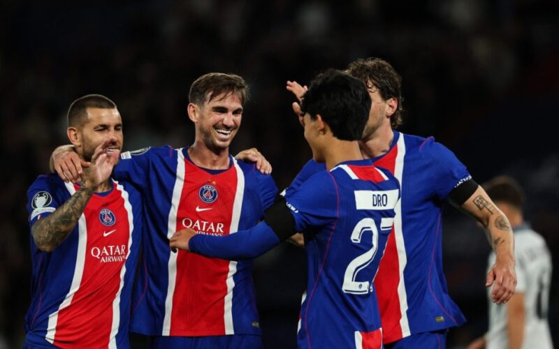 PSG begin UCL title defence with 6-1 win over Slovan Bratislava