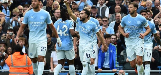 EPL: Man City climb to top of table after 5-3 thriller against Sunderland