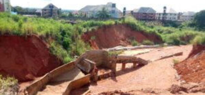 Intersociety raises alarm over Anambra gully erosion