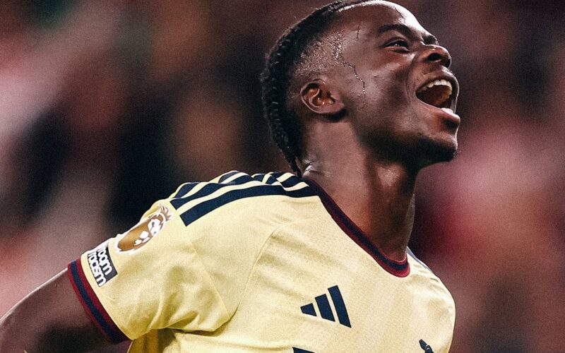 EPL Roundup: Saka seals Arsenal’s victory, Aina wins, Iwobi, Bassey grab first point