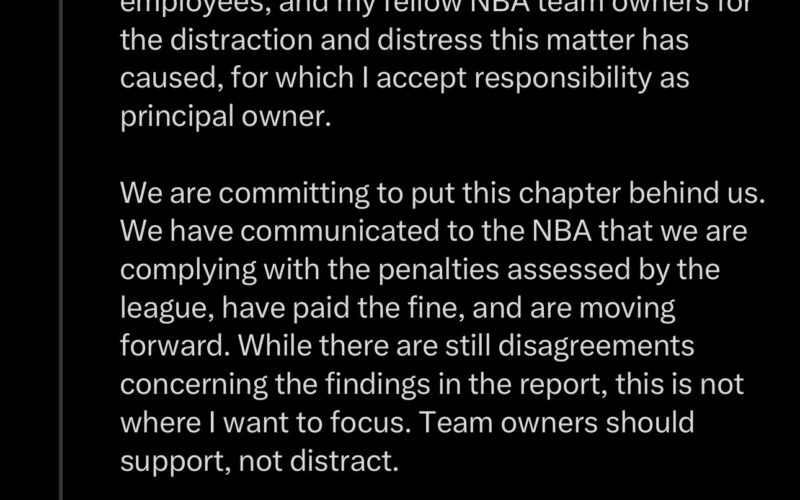 Steve Ballmer Apologises To Clippers Fans, Pays $30M NBA Fine