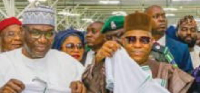 Kwara’s garment factory capable of employing 4,000, Shettima links Abdulrazaq’s legacies to father’s footprints