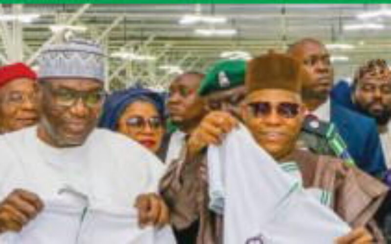 Kwara’s garment factory capable of employing 4,000, Shettima links Abdulrazaq’s legacies to father’s footprints