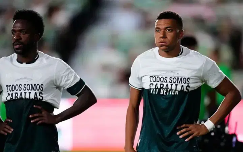 Real Madrid defend Mbappe, Vinicius after Ceuta shirt controversy