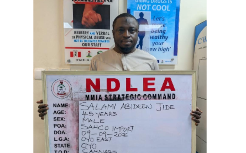 NDLEA seizes 2.3 tonnes of illicit drugs
