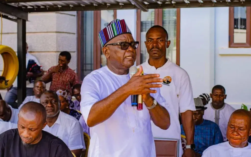 Ortom defends lending vehicle to Obi during Benue visit