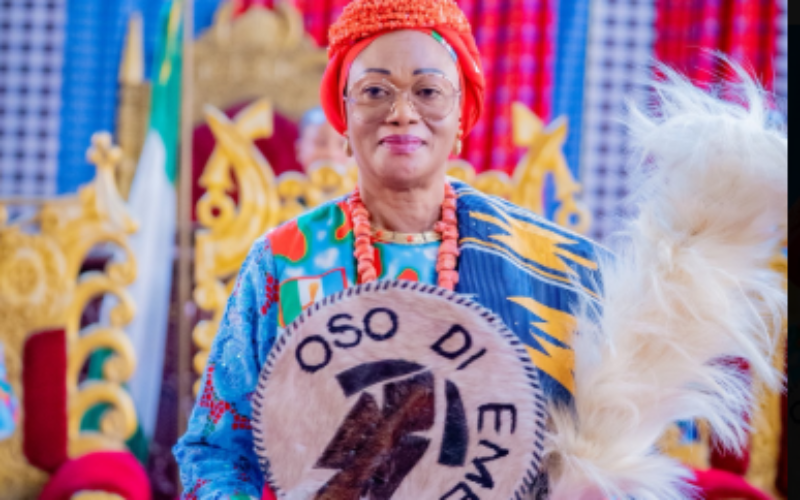 Photos: Remi Tinubu bags Oso Di Eme I chieftaincy title in Imo
