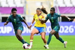 Ten-man Falconets lose to Colombia, crash out of FIFA U20 World Cup