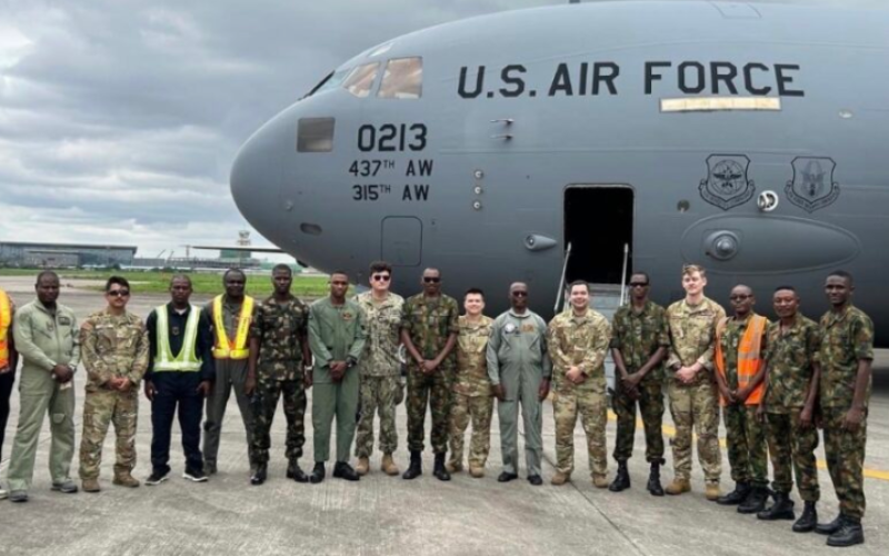 US delivers military equipment to Nigeria